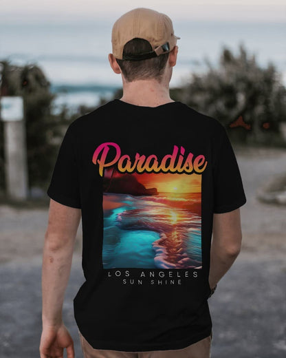 "PARADISE" Printed Oversize T shirt