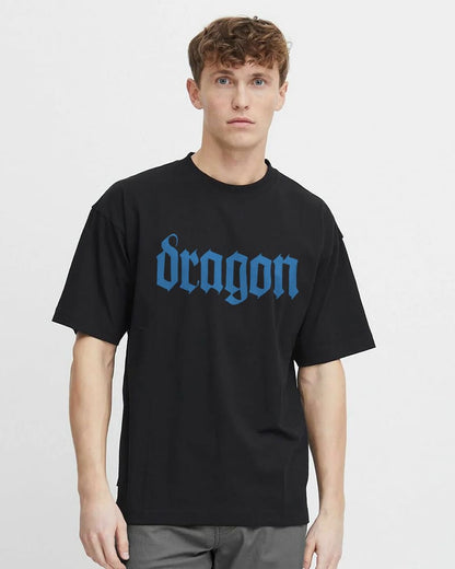 "DRAGON" Printed Oversize T shirt for Men