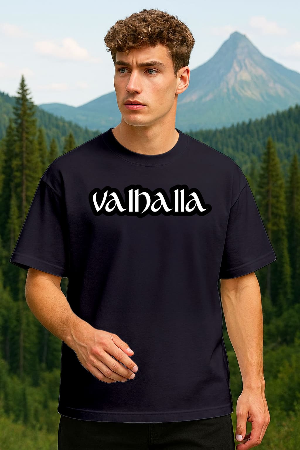"VALHALLA" OVERSIZE TSHIRT