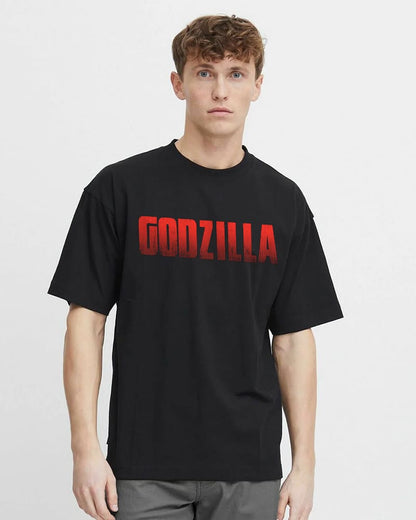 "GODZILLA" Printed Oversize T shirt