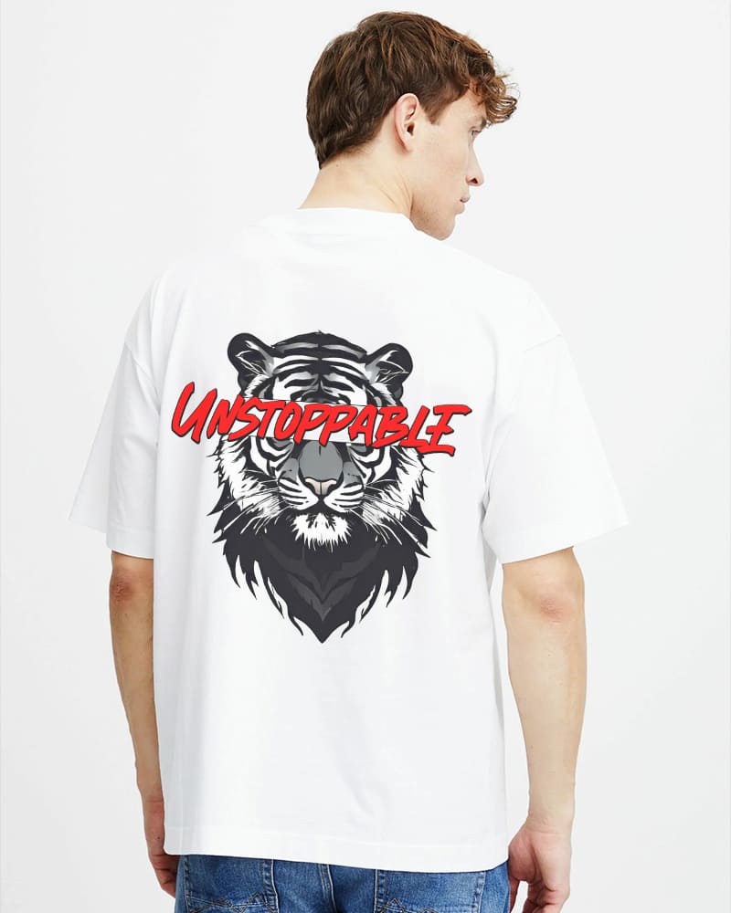 "UNSTOPPABLE" Printed Oversize T shirt