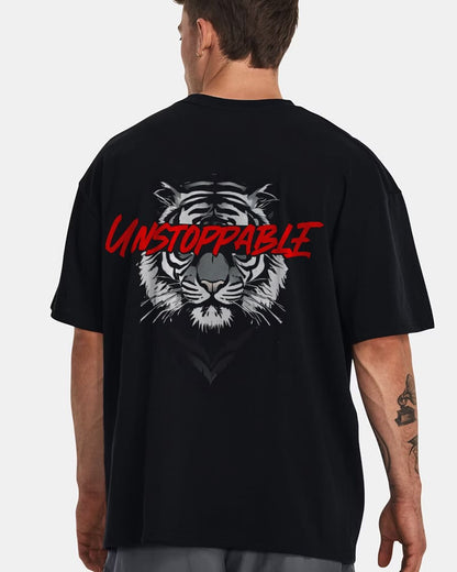 "UNSTOPPABLE" Printed Oversize T shirt