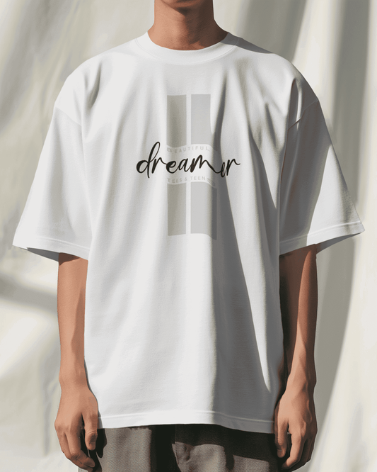 "DREAMER" Printed Oversize T shirt