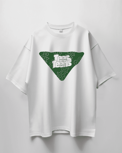 "TEES & TEENS" Printed Oversize T shirt