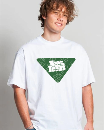 "TEES & TEENS" Printed Oversize T shirt