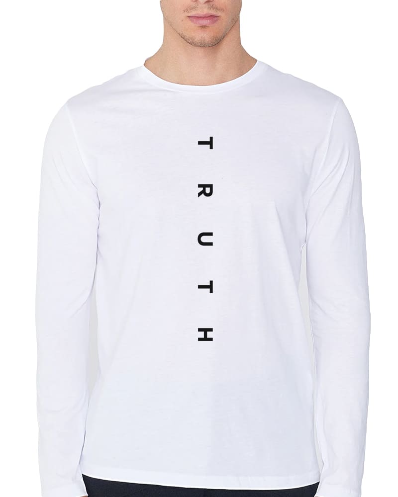 "TRUTH" Printed Full sleeve T shirt