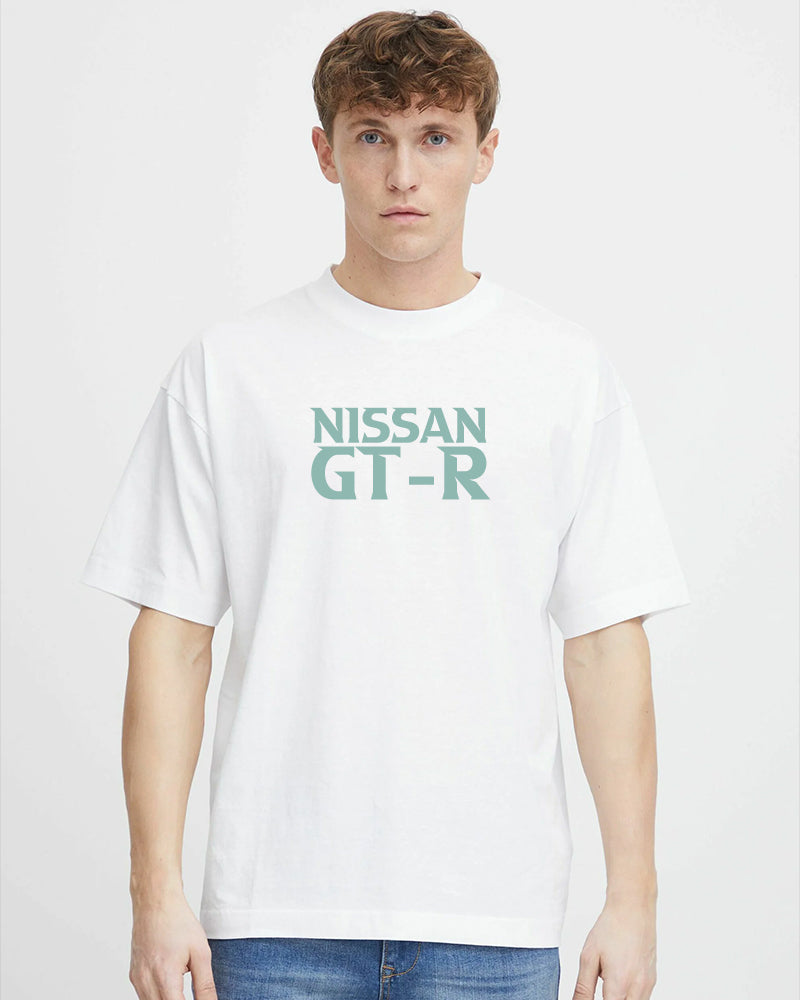 "NISSAN GT-R" Printed Oversize T shirt