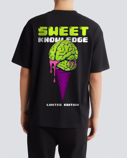 "Sweet Knowledge" Printed Oversize T shirt