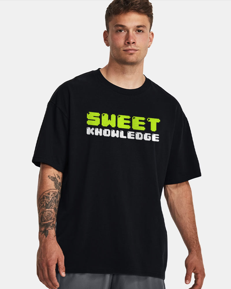 "Sweet Knowledge" Printed Oversize T shirt